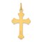 Sterling Silver Gold Plated Cross Charm 57.6 X 31.8mm Jewerly